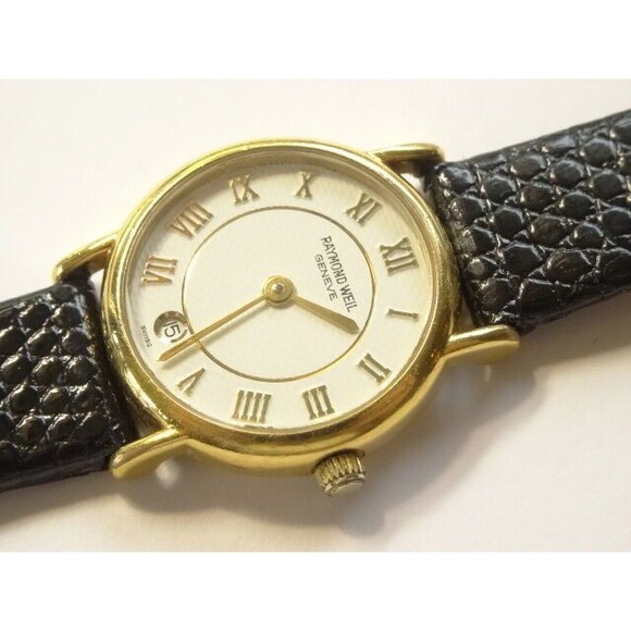 Raymond Weil 21mm Model 9923 18K Electroplated Quartz Date Ladies Watch main image 6